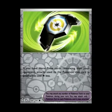 Referentieafbeelding Counter Gain 169/191 uit Surging Sparks Reverse Holo Near Mint conditie Pokémon kaart productfoto