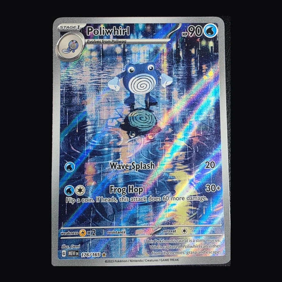 Poliwhirl #176 uit 151 Near Mint conditie productfoto