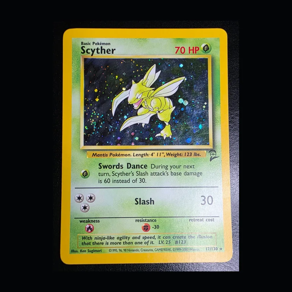 Scyther #17 uit Base Set 2 Excellent + conditie productfoto