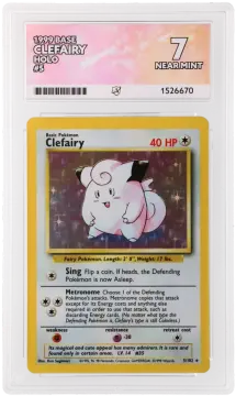 Referentieafbeelding Clefairy 5/102 uit Base Set Holo Near Mint conditie Pokémon kaart productfoto