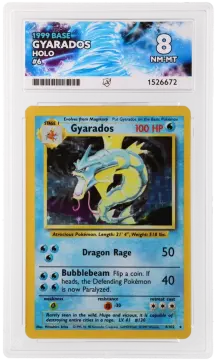 Referentieafbeelding Gyarados 6/102 uit Base Set Holo Mint conditie Pokémon kaart productfoto MT 2