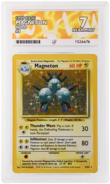 Referentieafbeelding Magneton 9/102 uit Base Set Holo Near Mint conditie Pokémon kaart productfoto