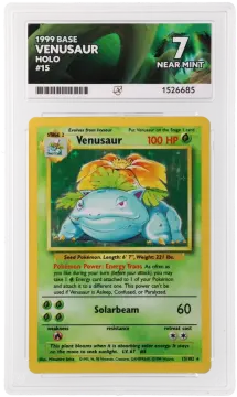 Referentieafbeelding Venusaur 15/102 uit Base Set Holo Near Mint conditie Pokémon kaart productfoto