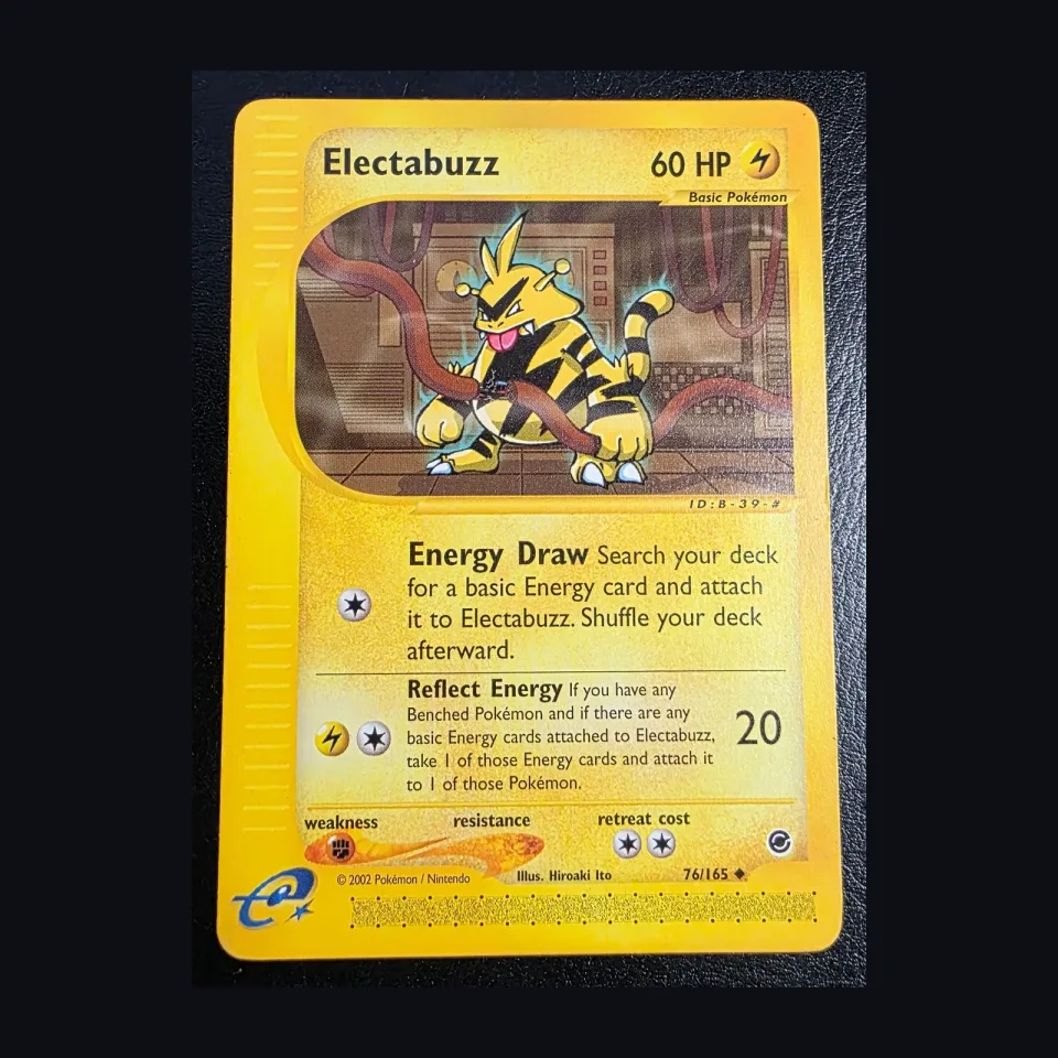 Electabuzz #76 uit Expedition Base Set Uncommon Excellent conditie productfoto