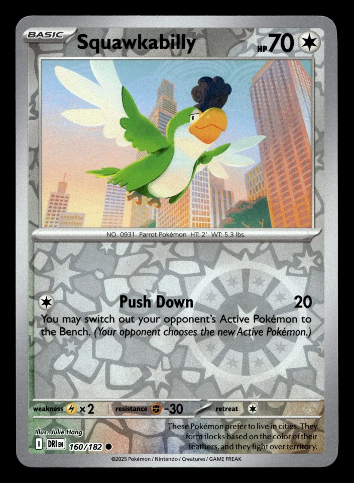 Squawkabilly #160 uit Destined Rivals Common Near Mint conditie productfoto