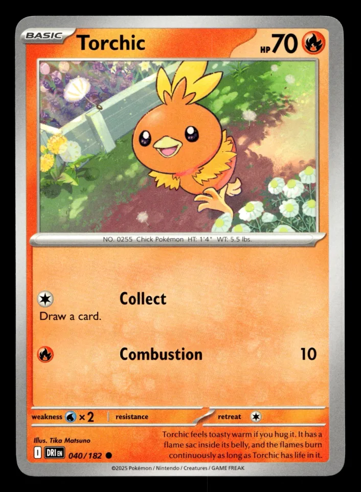 Torchic #40 uit Destined Rivals Common Near Mint conditie productfoto