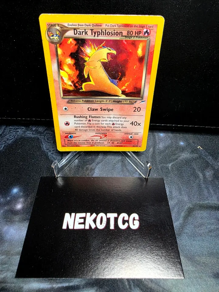 Dark Typhlosion #10 uit Neo Destiny Rare Holo Light Played conditie productfoto