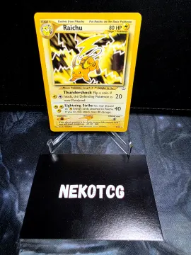 Referentieafbeelding Raichu 21/64 uit Neo Revelation Rare Good conditie Pokémon kaart productfoto