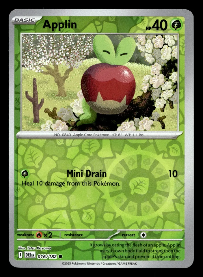Applin #16 uit Destined Rivals Common Near Mint conditie productfoto