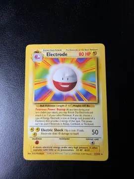 Voorkant Electrode 21/102 uit Base Set Rare Near Mint - conditie Pokémon kaart productfoto NM- 2/2