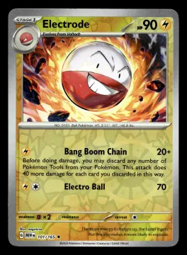 Electrode #101 uit 151 Rare Near Mint conditie productfoto