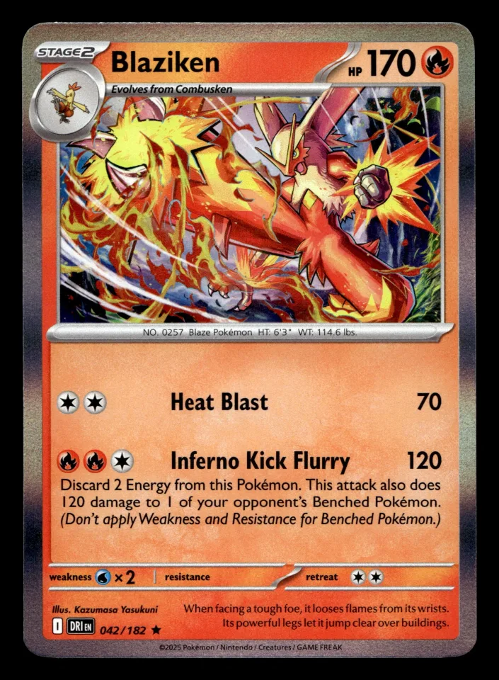 Blaziken #42 uit Destined Rivals Rare Near Mint conditie productfoto