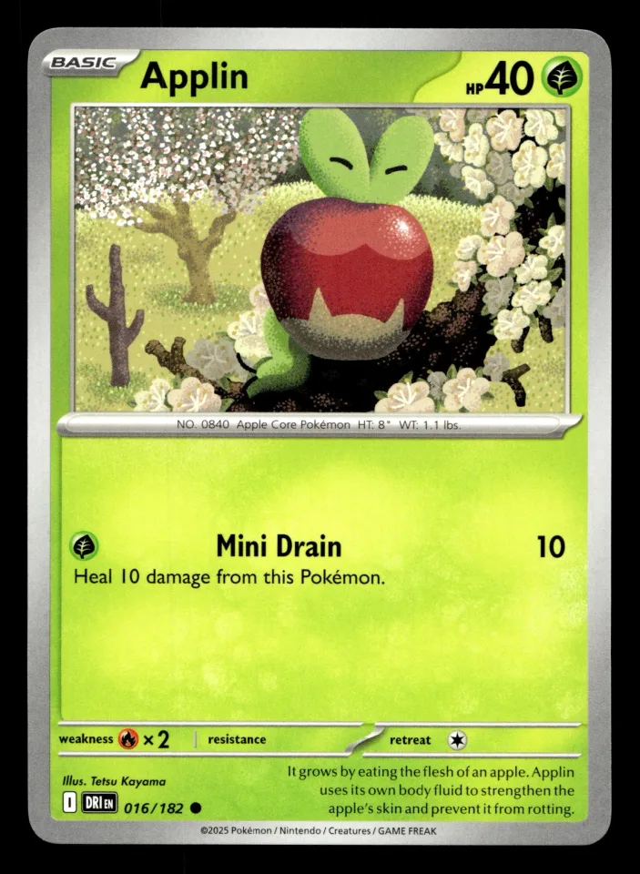 Applin #16 uit Destined Rivals Common Near Mint conditie productfoto