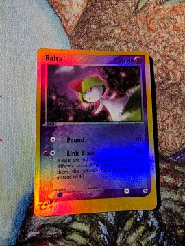 Referentieafbeelding Ralts 68/109 uit Ruby & Sapphire Common Good conditie Pokémon kaart productfoto