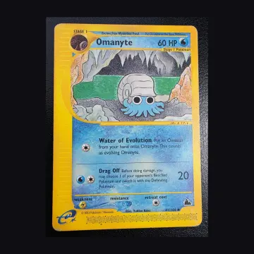 Referentieafbeelding Omanyte 41/144 uit Skyridge Unlimited Good conditie Pokémon kaart productfoto GD 2/2