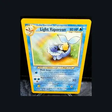 Referentieafbeelding Light Vaporeon 52/105 uit Neo Destiny Uncommon Excellent conditie Pokémon kaart productfoto