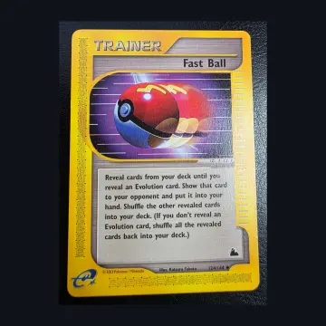 Referentieafbeelding Fast Ball 124/144 uit Skyridge Uncommon Near Mint conditie Pokémon kaart productfoto