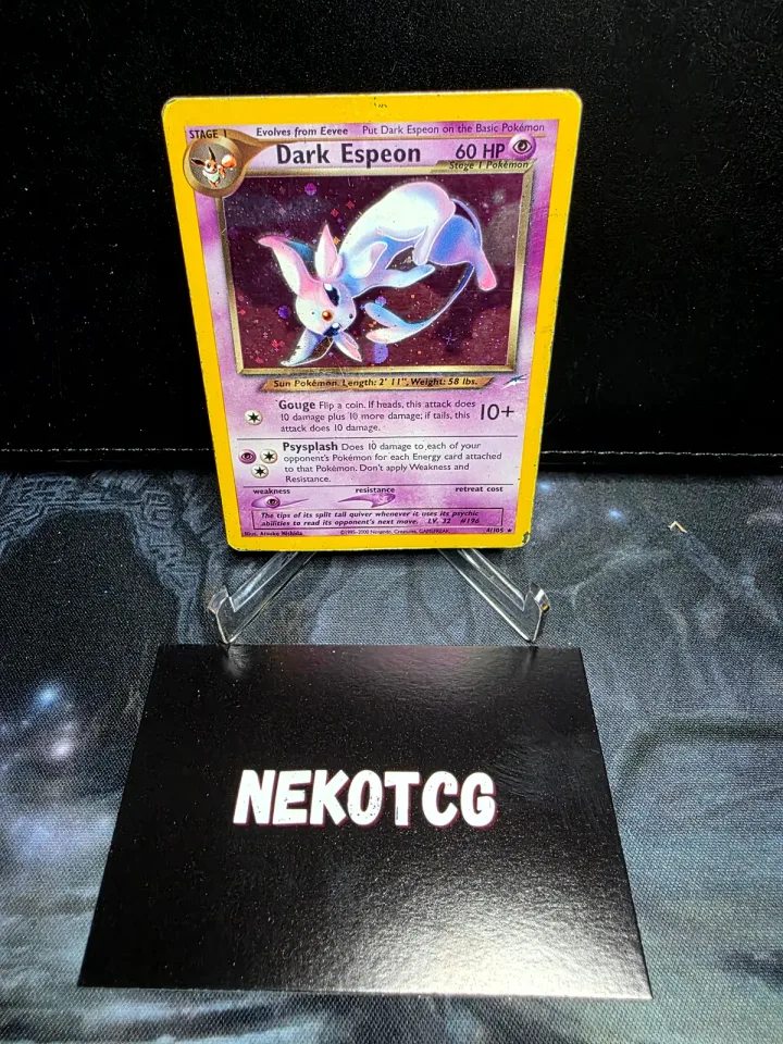 Dark Espeon #4 uit Neo Destiny Rare Holo Played conditie productfoto