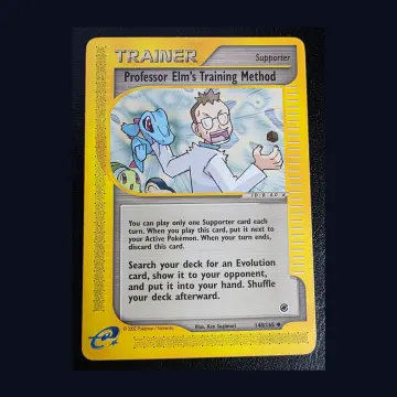 Referentieafbeelding Professor Elm's Training Method 148/165 uit Expedition Base Set Uncommon Excellent conditie Pokémon kaart productfoto