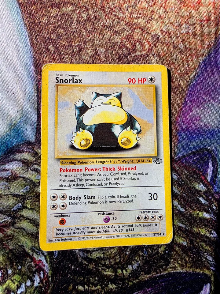 Snorlax #27 uit Jungle Rare Played conditie productfoto