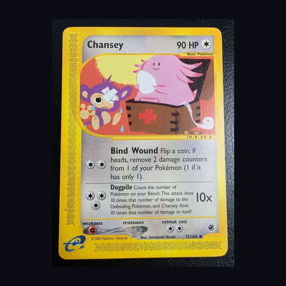 Chansey #72 uit Expedition Base Set Uncommon Excellent conditie productfoto