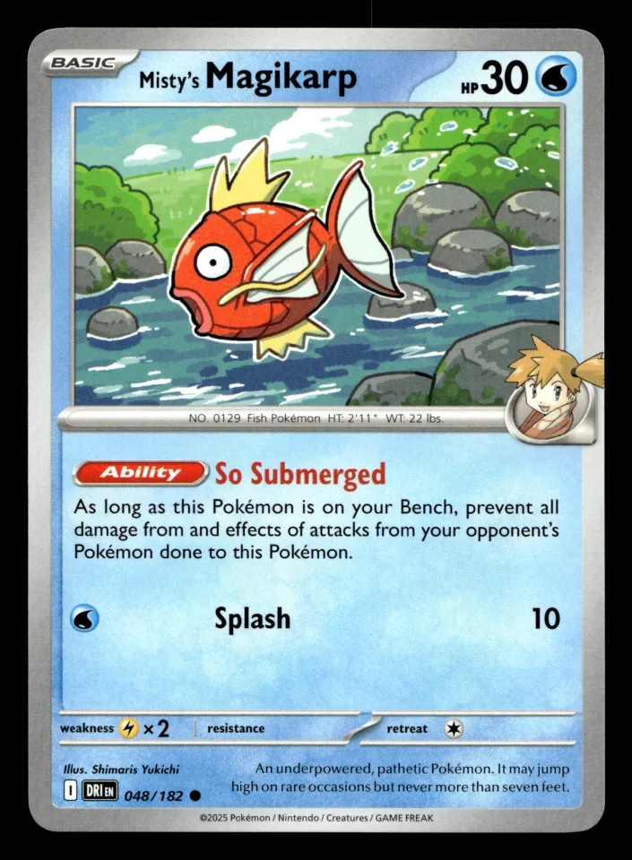 Misty's Magikarp #48 uit Destined Rivals Common Near Mint conditie productfoto