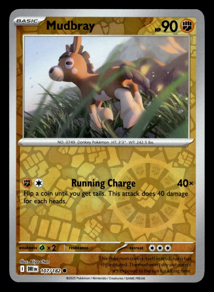 Mudbray #107 uit Destined Rivals Common Near Mint conditie productfoto