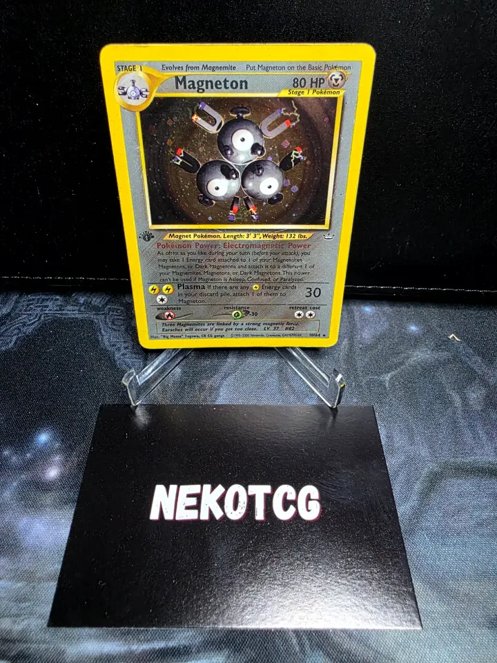 Magneton #10 uit Neo Revelation Rare Holo Played conditie productfoto