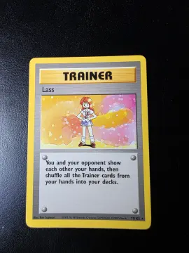 Voorkant Lass 75/102 uit Base Set Rare Near Mint - conditie Pokémon kaart productfoto NM- 1