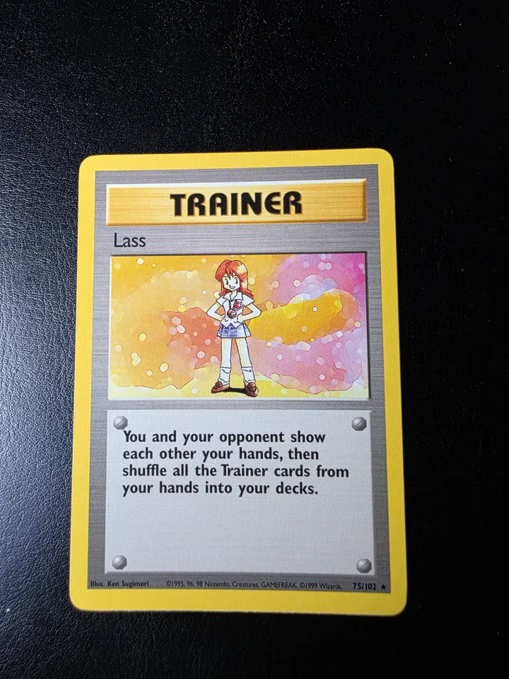 Lass #75 uit Base Set Rare Near Mint - conditie productfoto