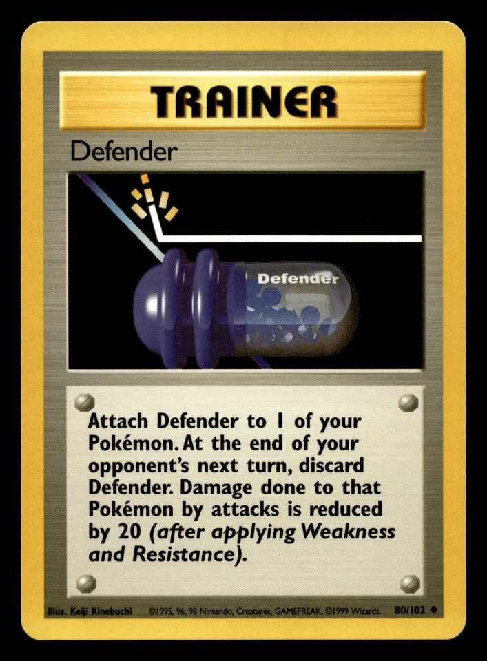 Defender #80 uit Base Set Uncommon Near Mint + conditie productfoto