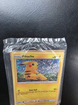 Referentieafbeelding Pikachu Sealed 6/12 uit McDonald's Collection 2019 Holo Near Mint conditie Pokémon kaart productfoto