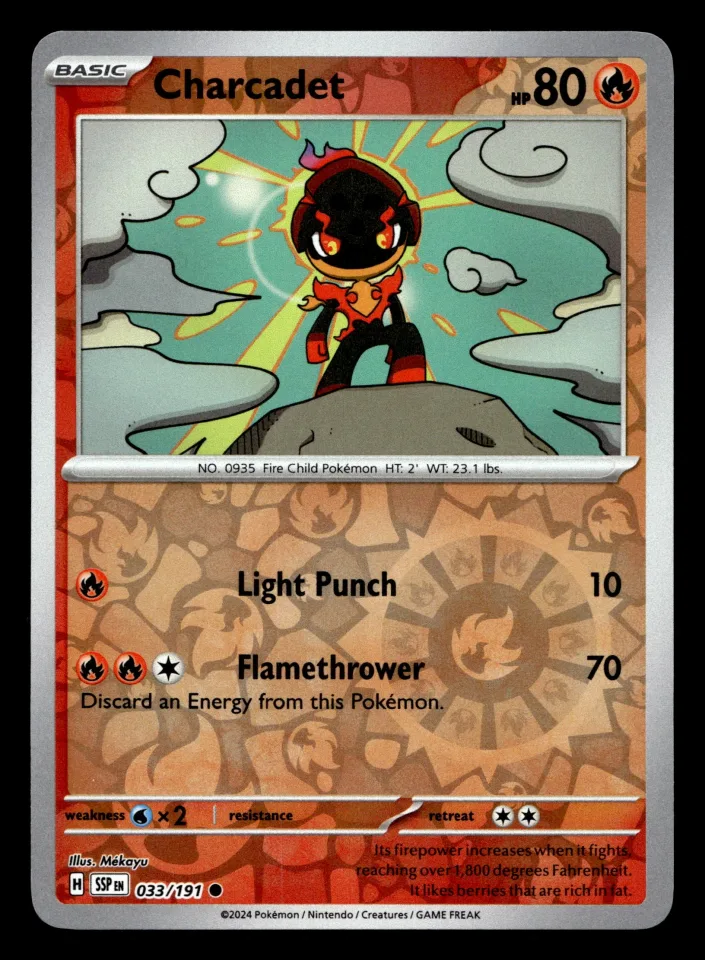 Charcadet #33 uit Surging Sparks Common Near Mint conditie productfoto