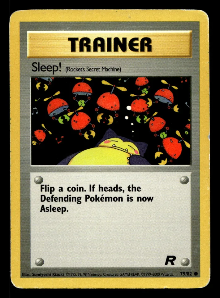 Sleep! #79 uit Team Rocket Common Light Played conditie productfoto
