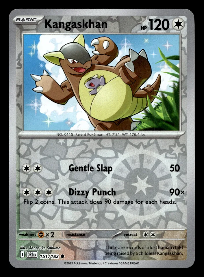 Kangaskhan #151 uit Destined Rivals Common Near Mint conditie productfoto