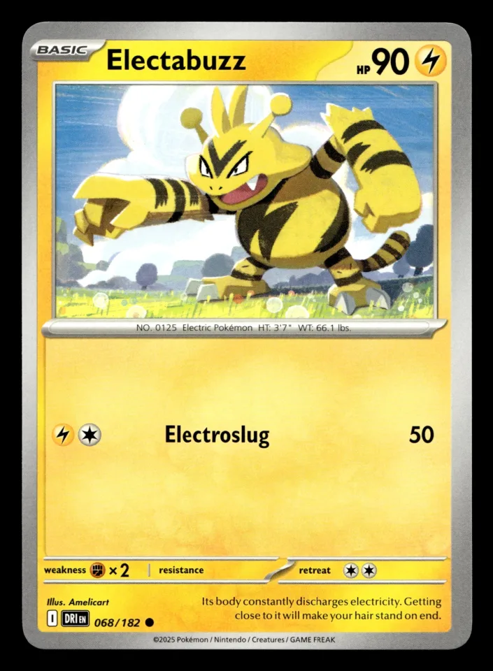 Electabuzz #68 uit Destined Rivals Common Near Mint conditie productfoto