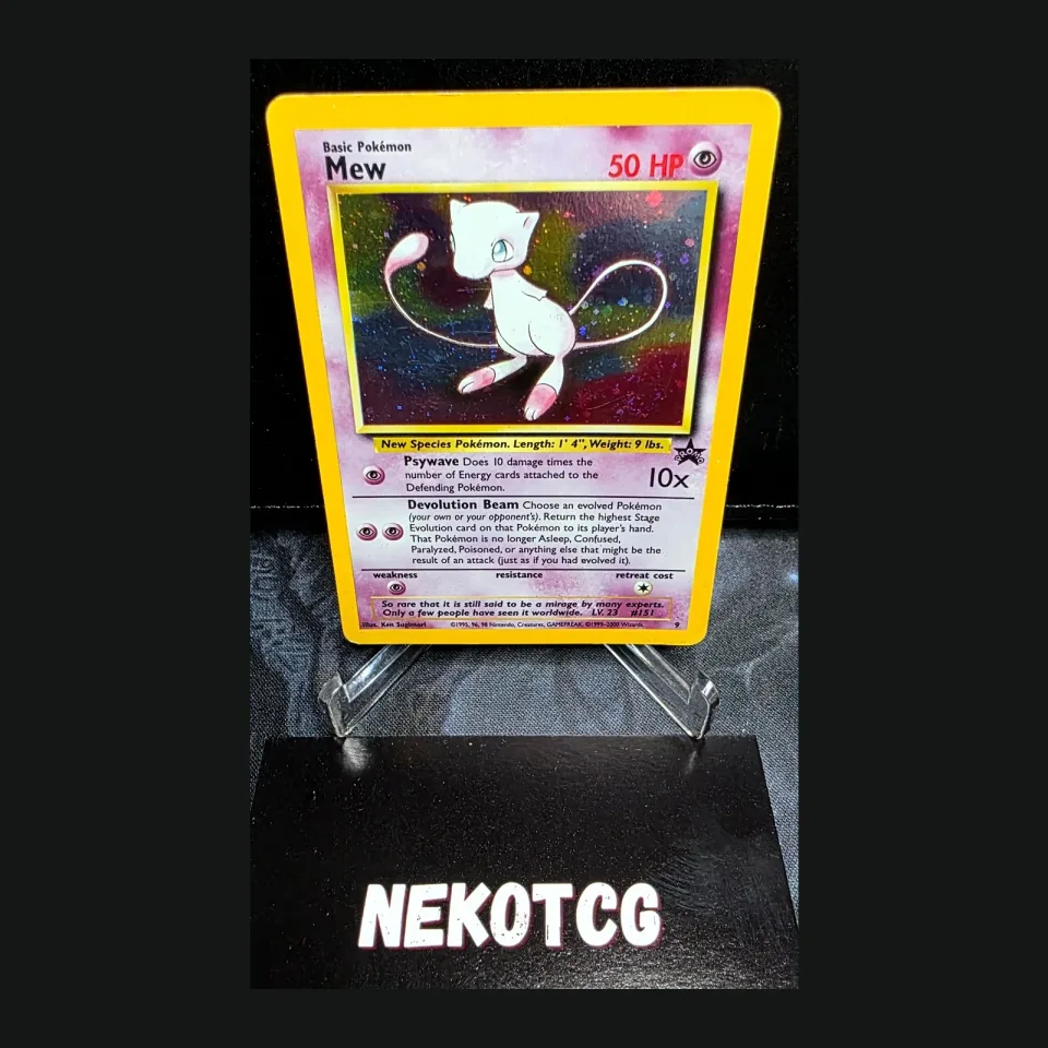 Mew #9 uit Wizards Black Star Promos Light Played conditie productfoto