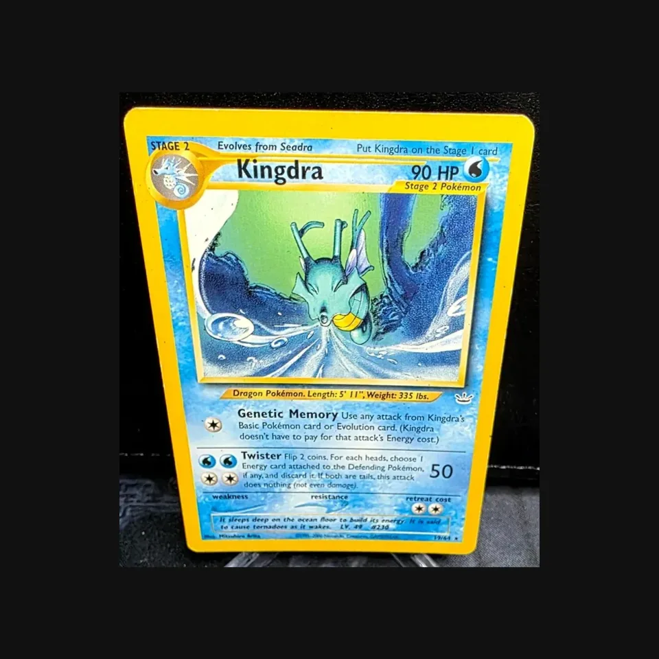 Kingdra #19 uit Neo Revelation Rare Good conditie productfoto