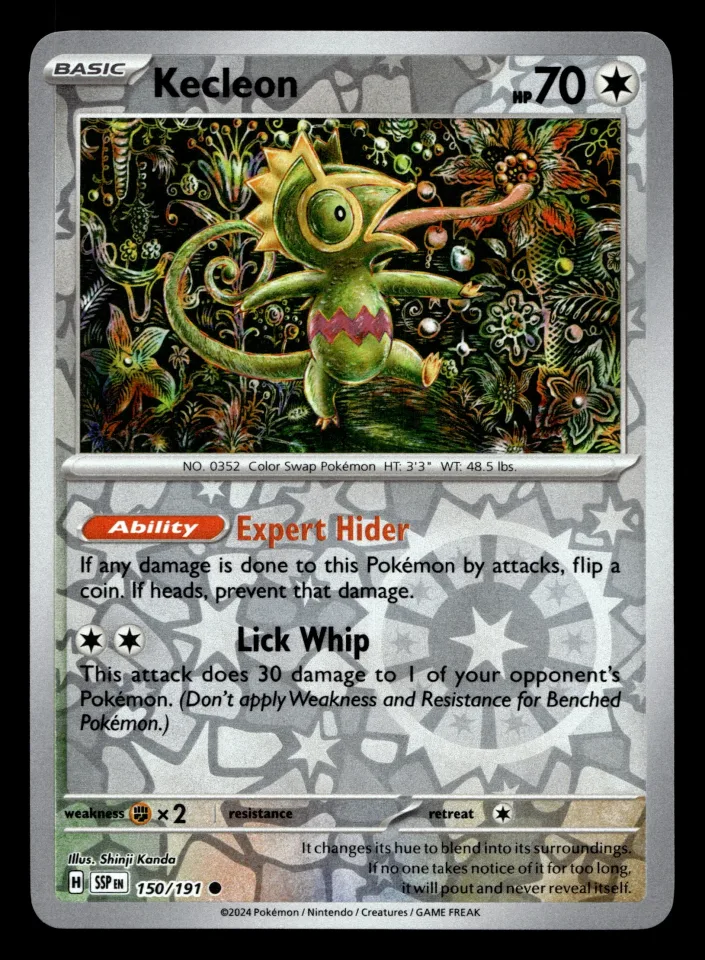 Kecleon #150 uit Surging Sparks Common Near Mint conditie productfoto