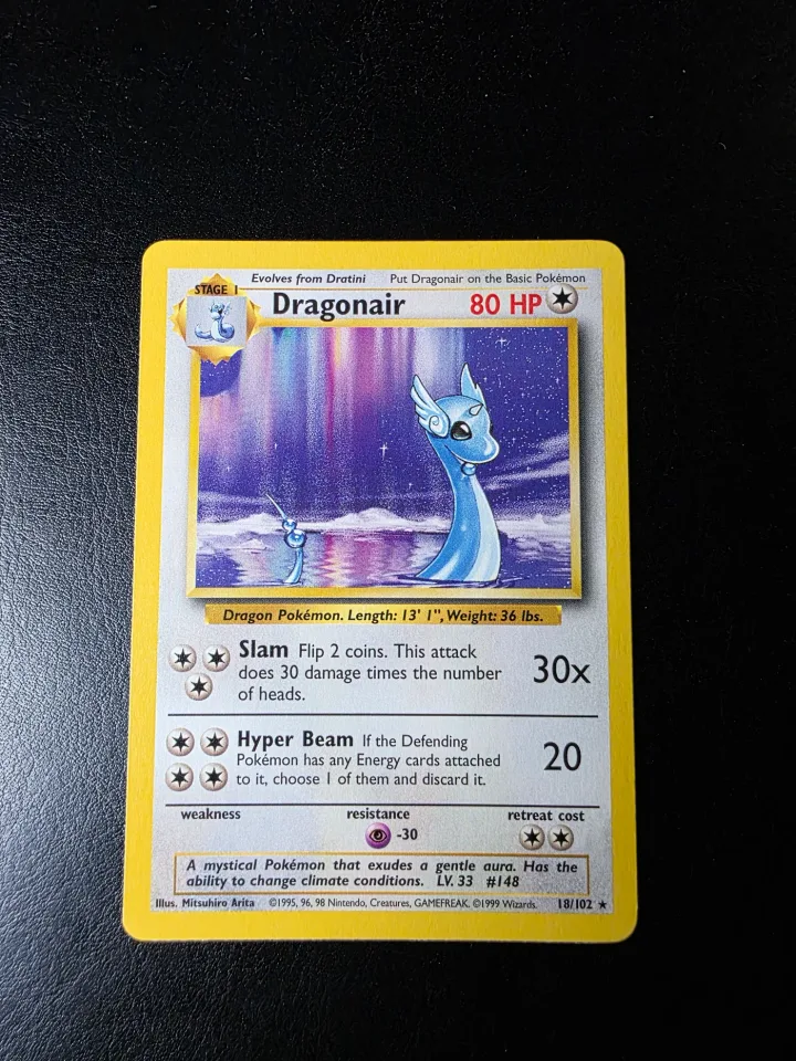 Dragonair #18 uit Base Set Rare Near Mint - conditie productfoto
