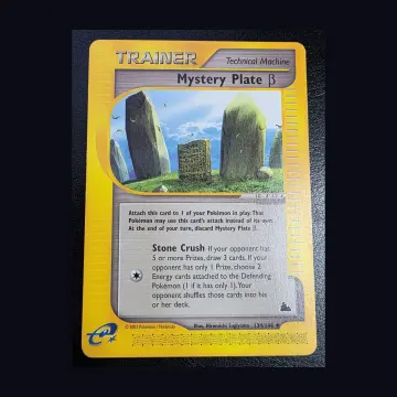 Referentieafbeelding Mystery Plate beta 134/144 uit Skyridge Rare Near Mint conditie Pokémon kaart productfoto