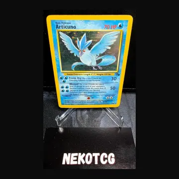 Referentieafbeelding Articuno 2/62 uit Fossil Rare Holo Light Played conditie Pokémon kaart productfoto