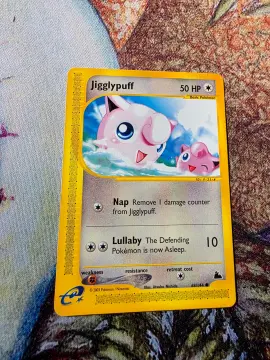 Referentieafbeelding Jigglypuff 68/144 uit Skyridge Common Excellent conditie Pokémon kaart productfoto