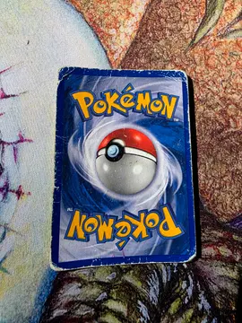 Referentieafbeelding Zapdos 16/102 uit Base Set Rare Holo Poor conditie Pokémon kaart productfoto