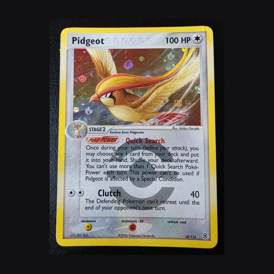 Pidgeot #10 uit FireRed & LeafGreen Rare Holo Good conditie productfoto
