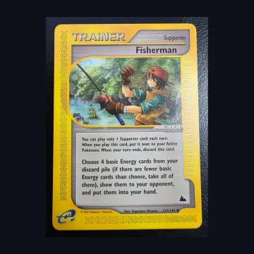 Referentieafbeelding Fisherman 125/144 uit Skyridge Uncommon Near Mint conditie Pokémon kaart productfoto