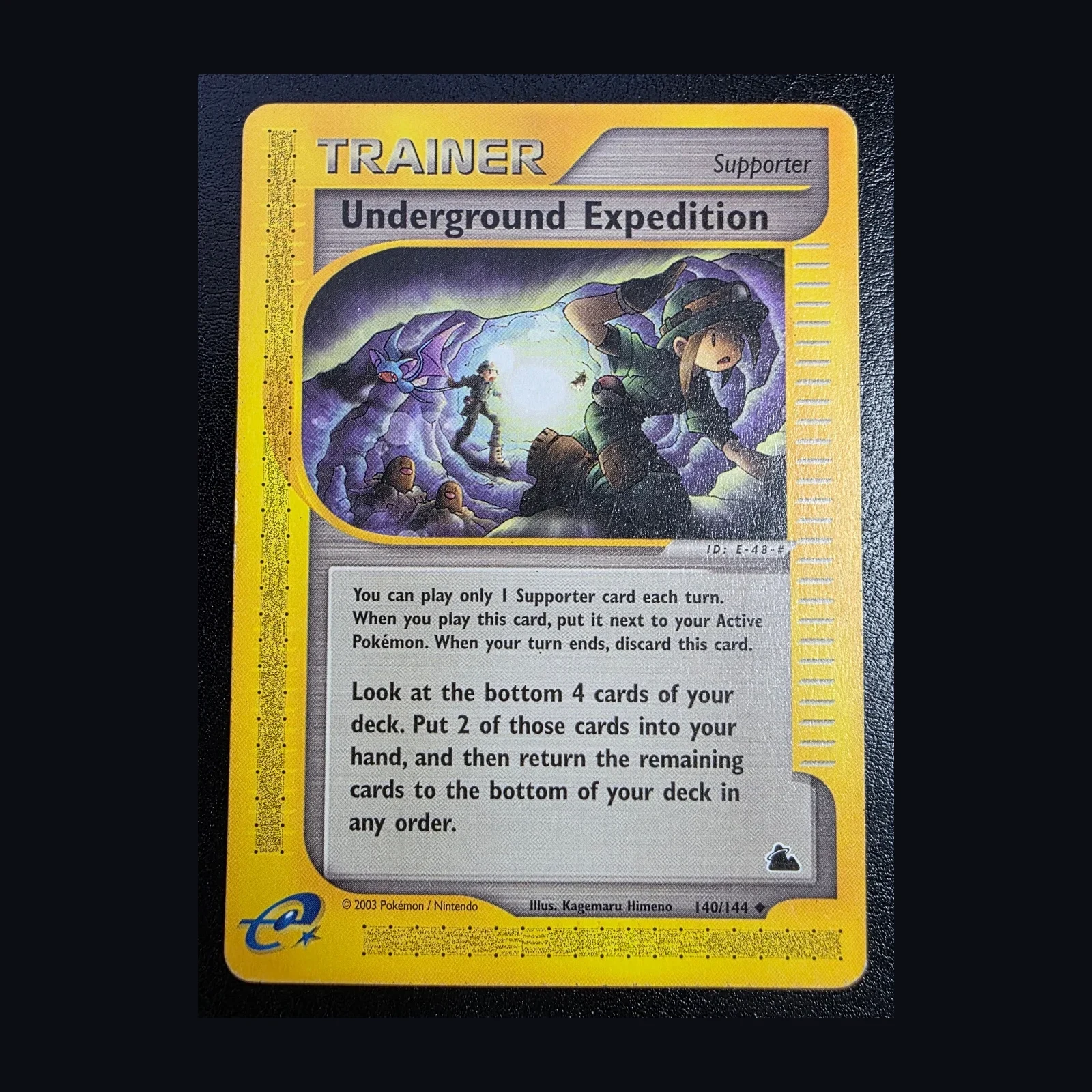 Referentieafbeelding Underground Expedition 140/144 uit Skyridge Uncommon Near Mint conditie Pokémon kaart productfoto