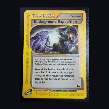 Referentieafbeelding Underground Expedition 140/144 uit Skyridge Uncommon Near Mint conditie Pokémon kaart productfoto