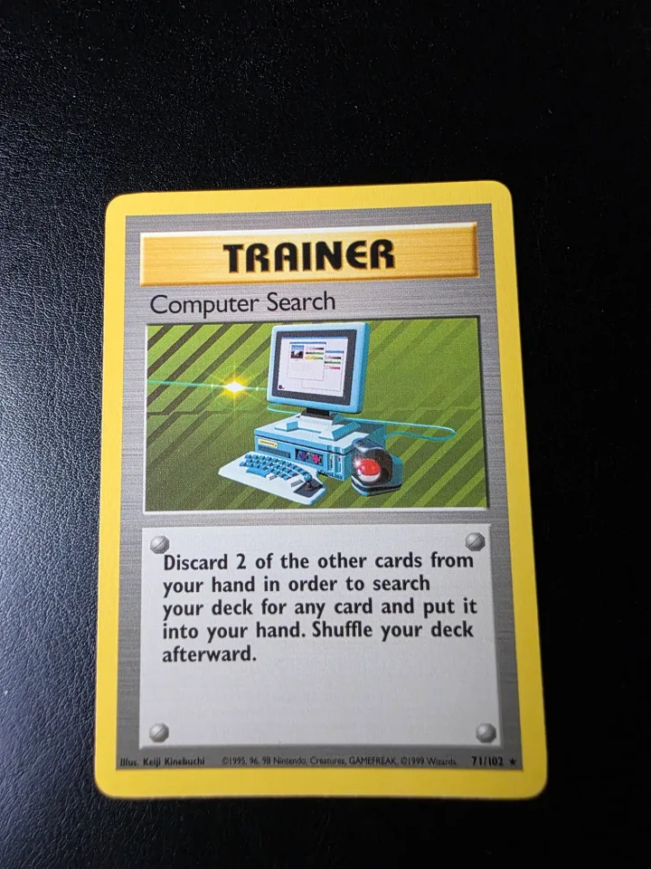Computer Search #71 uit Base Set Rare Near Mint - conditie productfoto