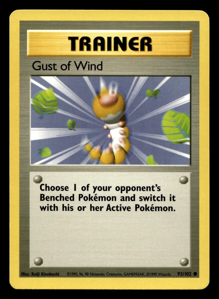 Gust of Wind #93 uit Base Set Common Near Mint - conditie productfoto